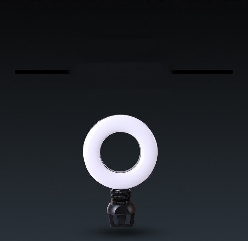 💡 4” USB LED Ring Light with Phone Holder – Dimmable Desk Light