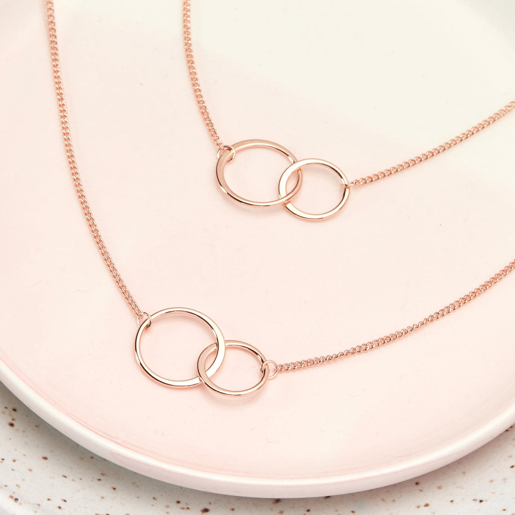 Quinceañera Double Ring Necklace
