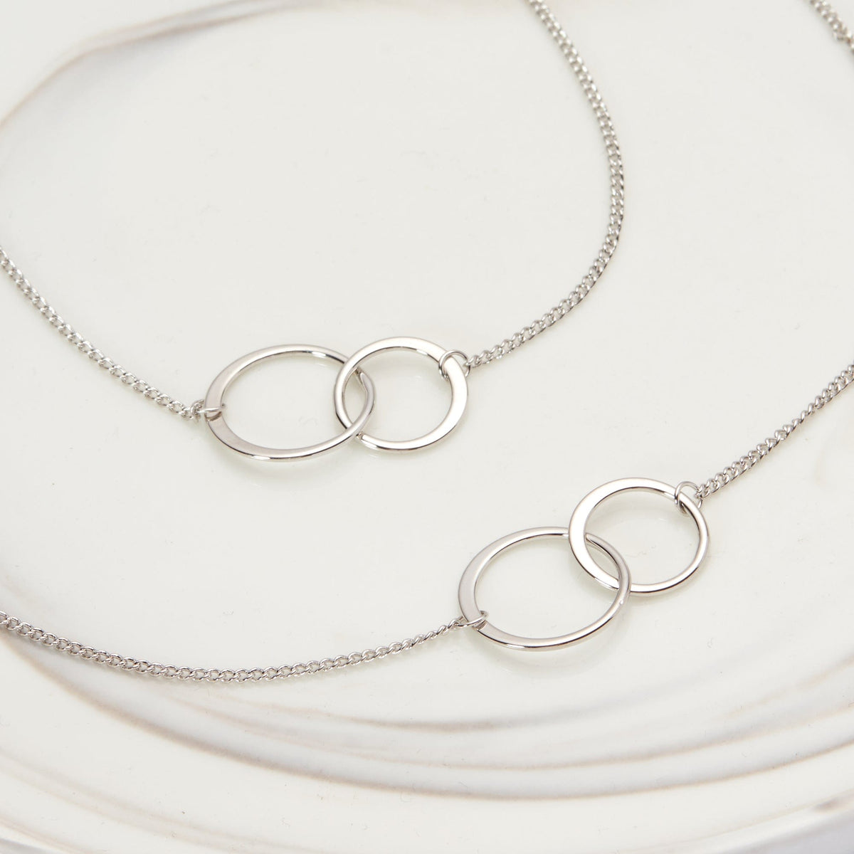Quinceañera Double Ring Necklace