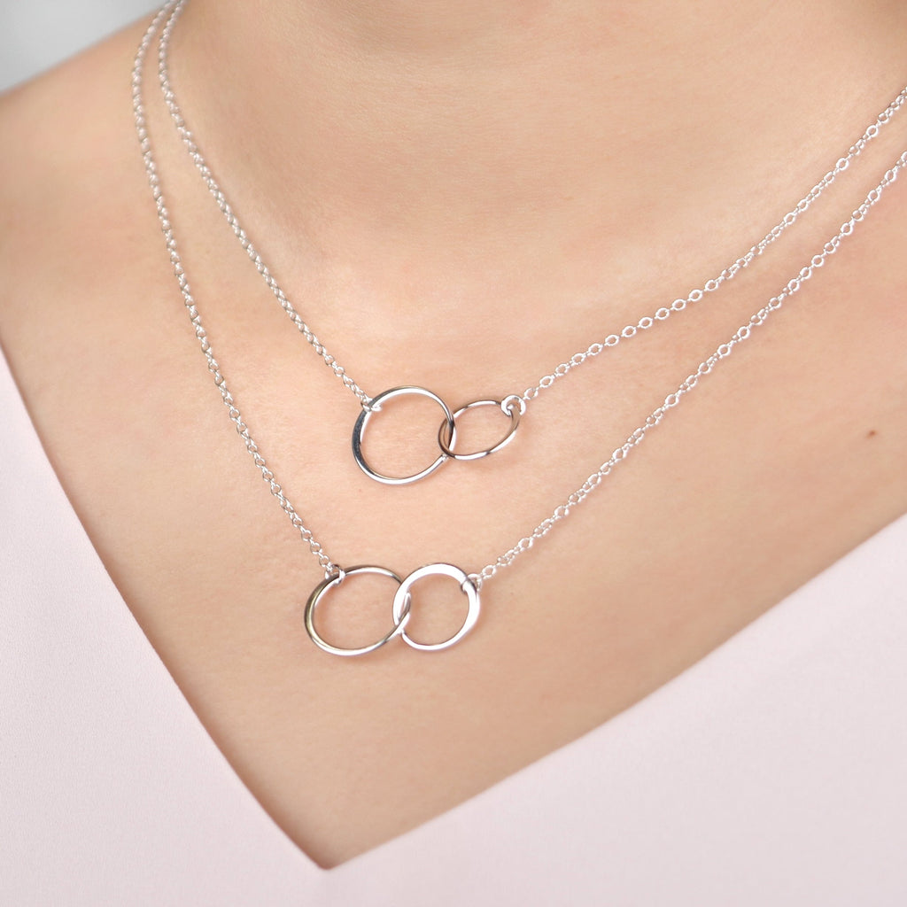 Quinceañera Double Ring Necklace