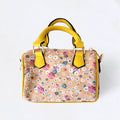 Flower Patterned Tote / Crossbody Bag