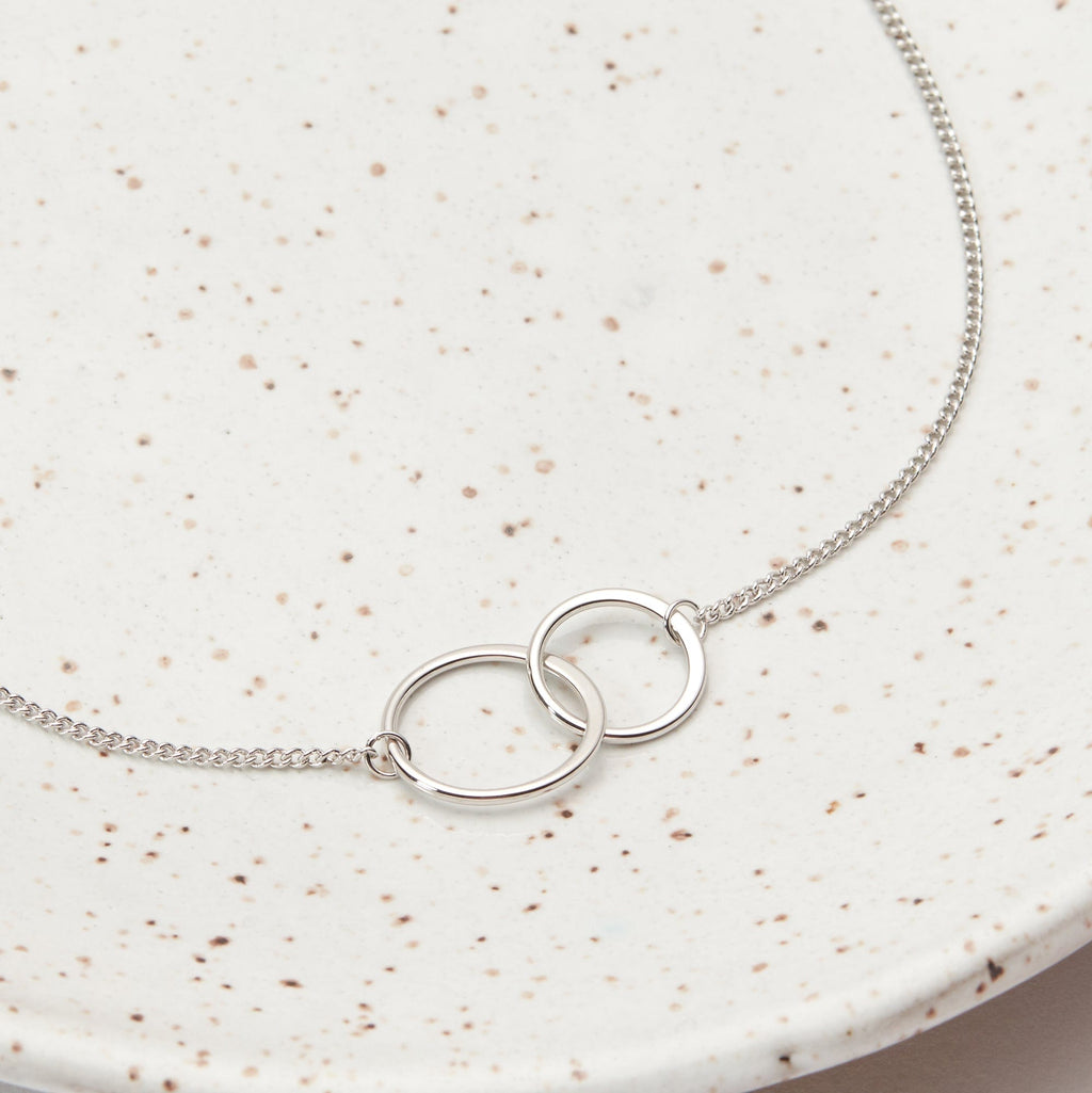 Quinceañera Double Ring Necklace