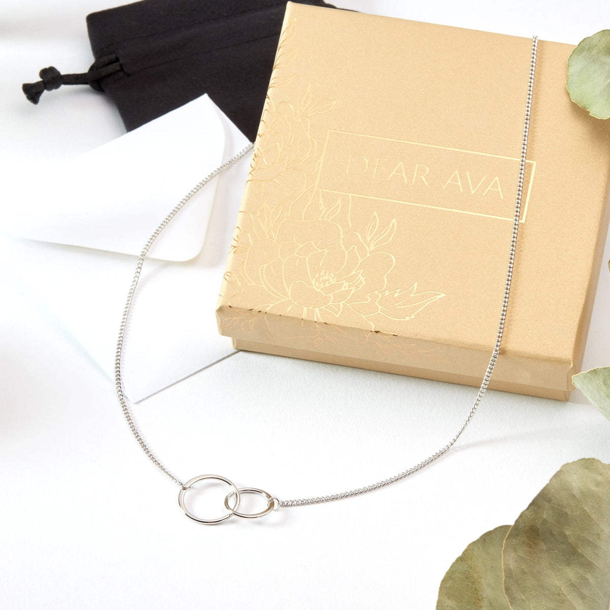 Quinceañera Double Ring Necklace