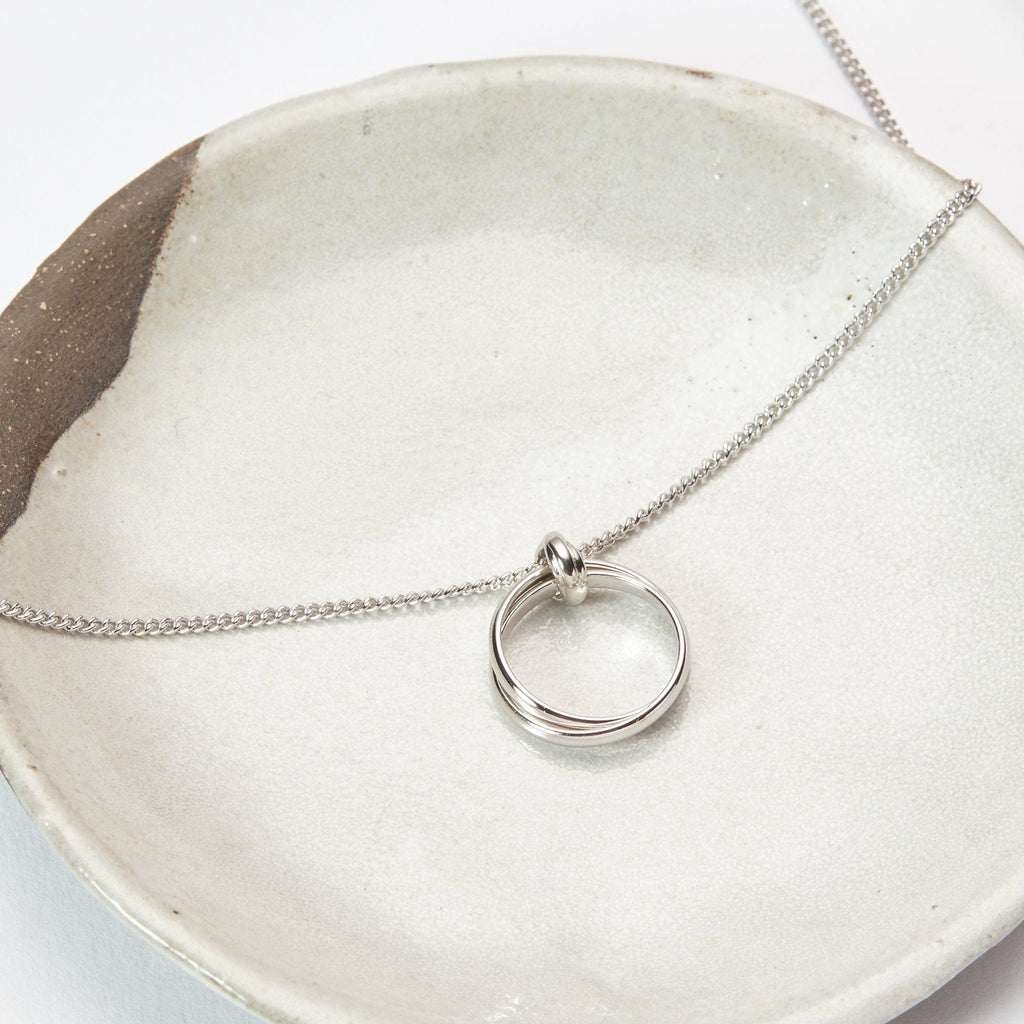Quinceañera Double Ring Necklace