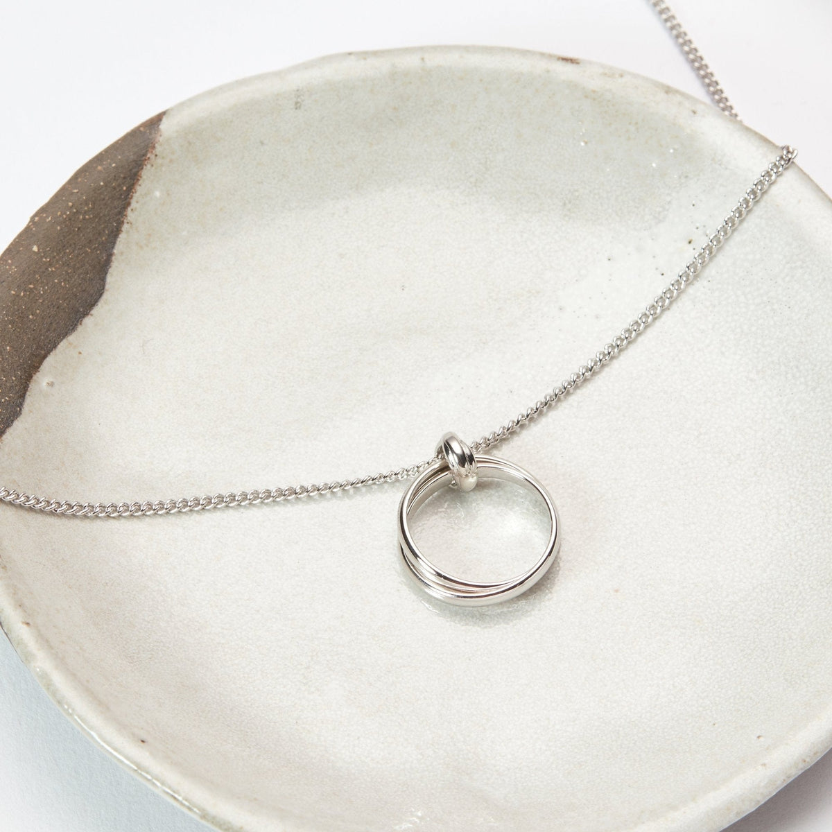 Quinceañera Double Ring Necklace