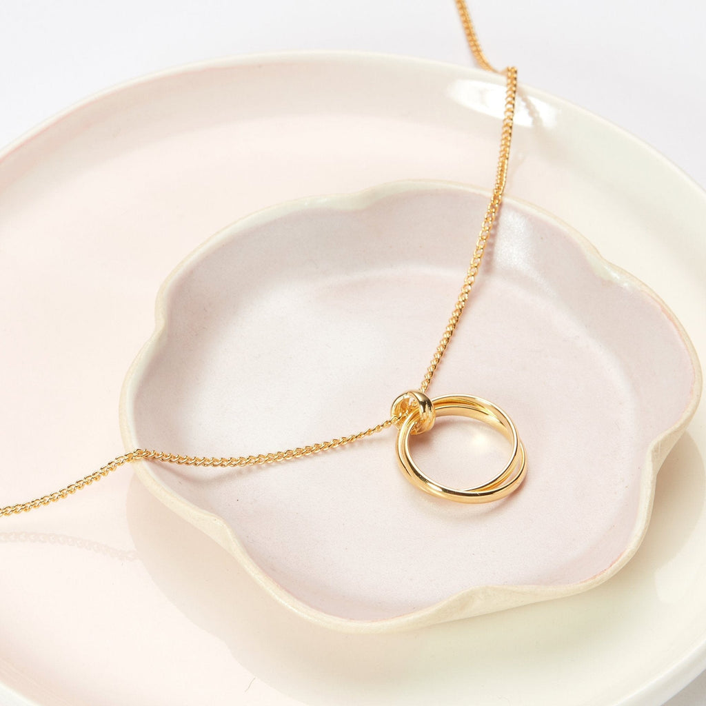 Quinceañera Double Ring Necklace