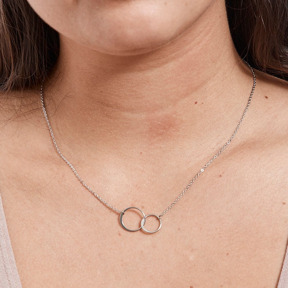 Quinceañera Double Ring Necklace