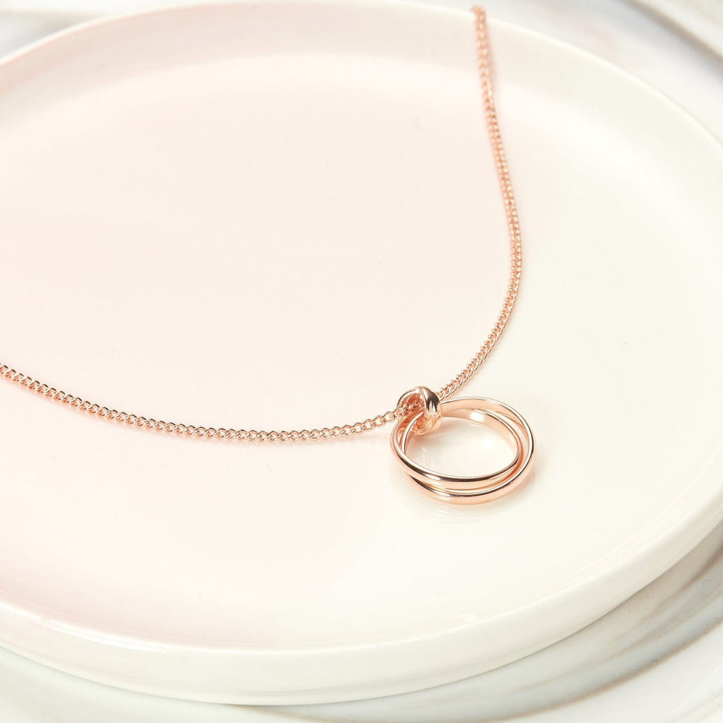 Quinceañera Double Ring Necklace