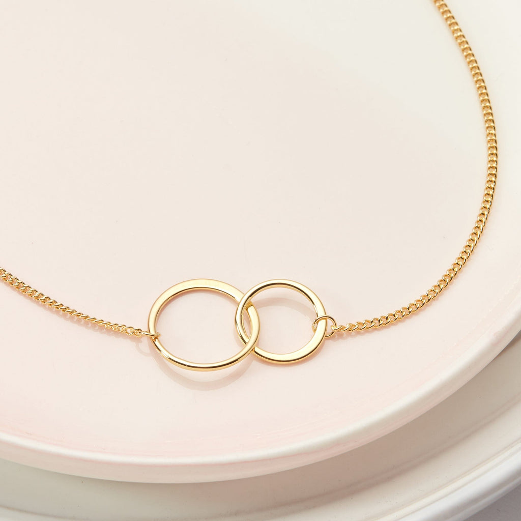 Quinceañera Double Ring Necklace