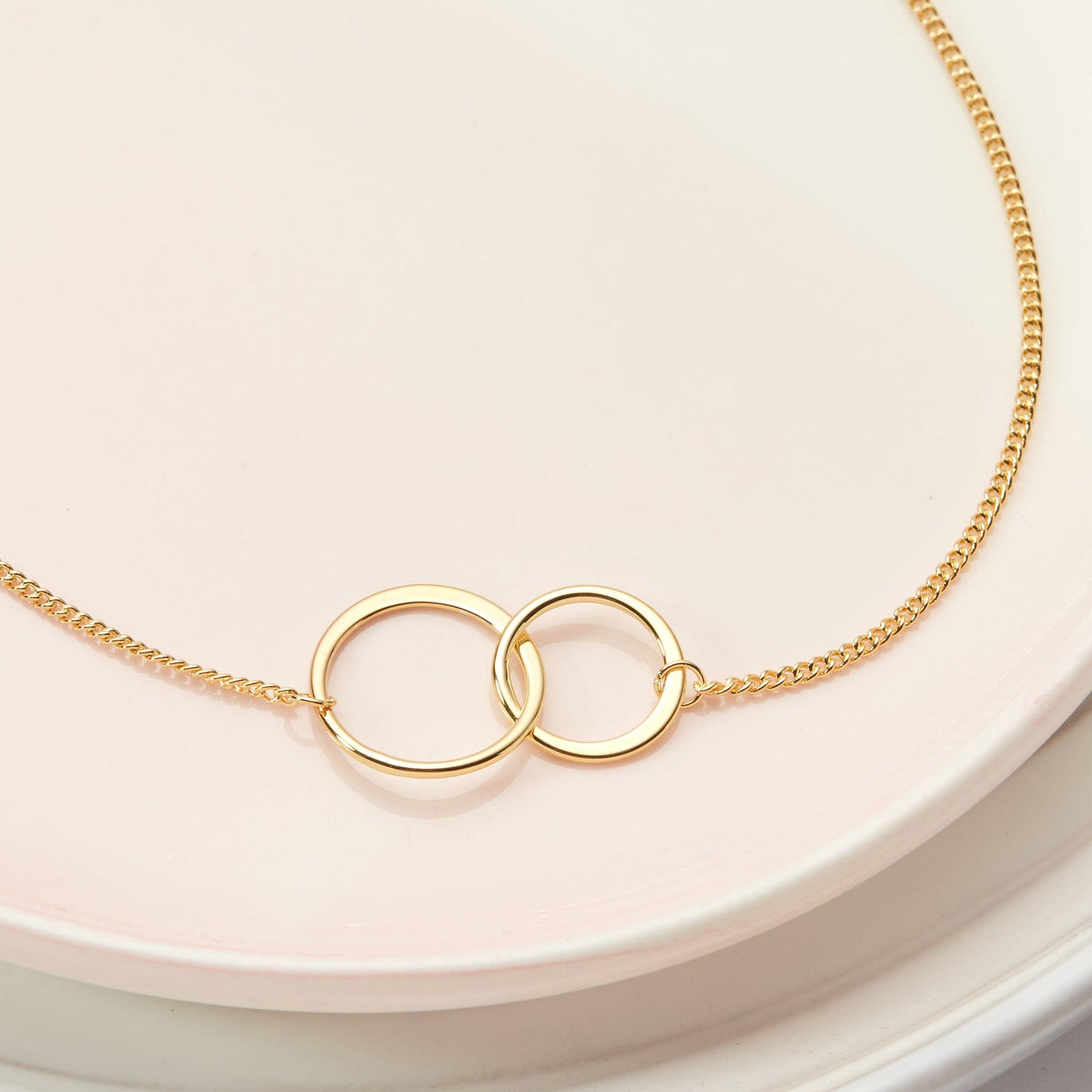 Quinceañera Double Ring Necklace
