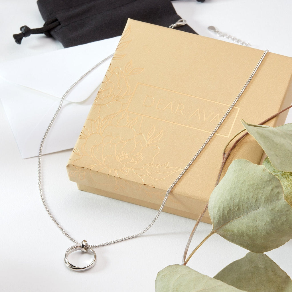 Quinceañera Double Ring Necklace
