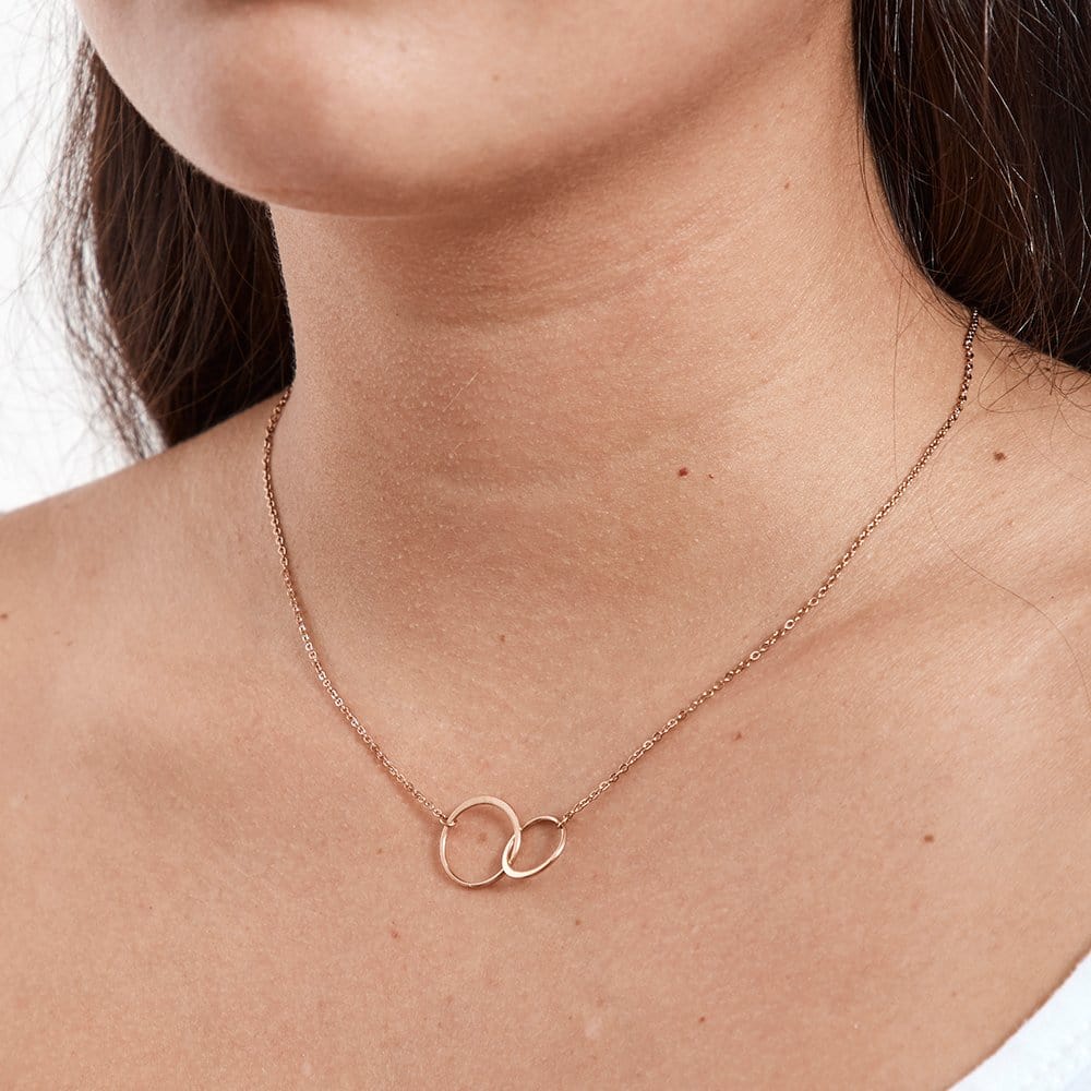 Quinceañera Double Ring Necklace