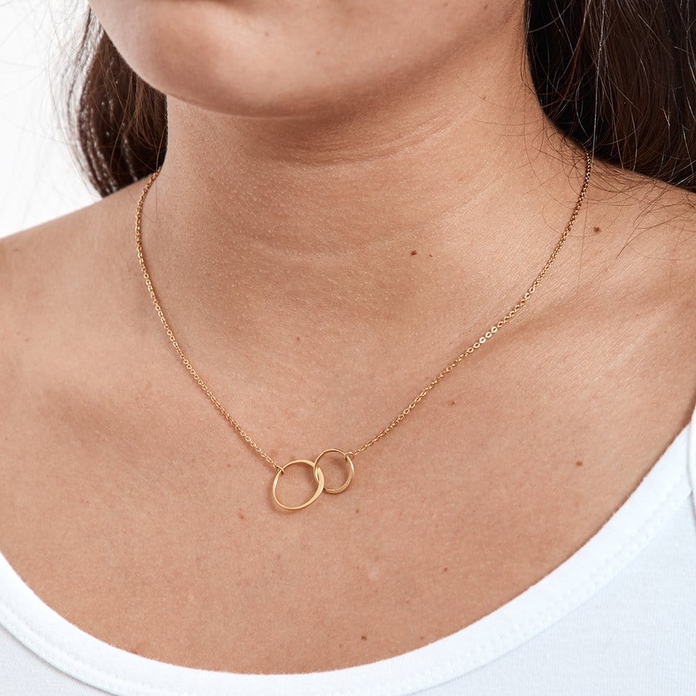 Quinceañera Double Ring Necklace