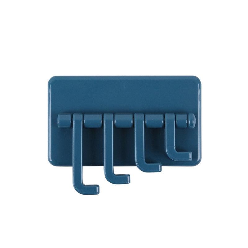 360° Rotating Adhesive Wall Hook                                            A space-saving rotating hook for organizing your bathroom, kitchen, bedroom, or entryway